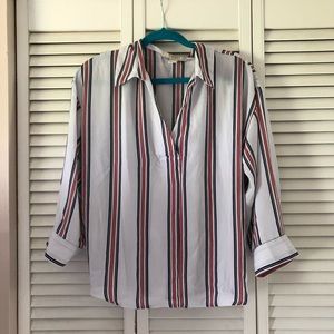 Striped Forever 21 Blouse
